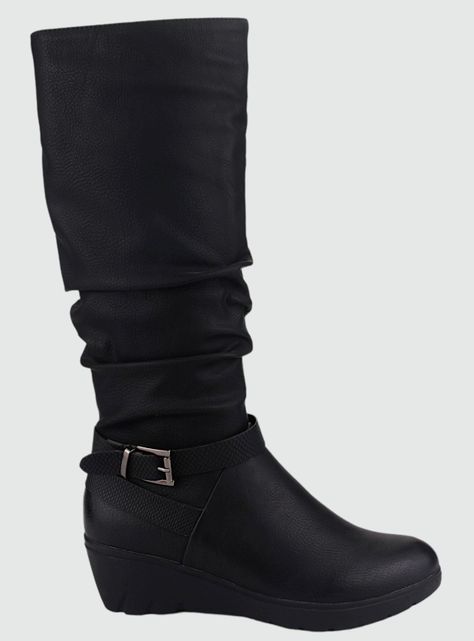 Bota Chalada Mujer Tanda-200 Negro Casual-0