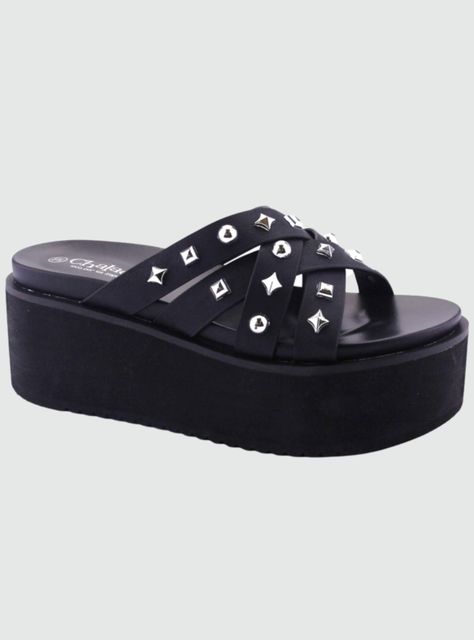 Sandalia Chalada Mujer Viru-20 Negro Moda-0