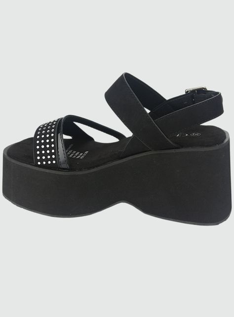 Sandalia Chalada Mujer Verena-6 Negro Casual-1