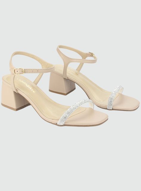 Sandalia Via Marte Mujer 23-9707 Creme Casual-3