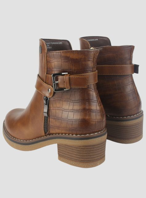 Botin Chalada Mujer Brike-1 Tostado Casual-5