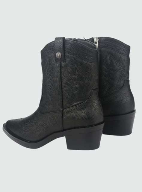 Botin Chalada Mujer Westtop-1 Negro Moda-5