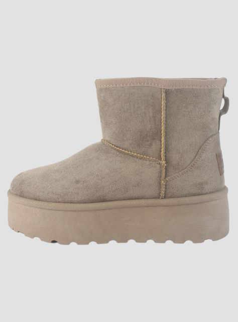 Pantufla Chalada Mujer Pinguih-2 Taupe Casual-1