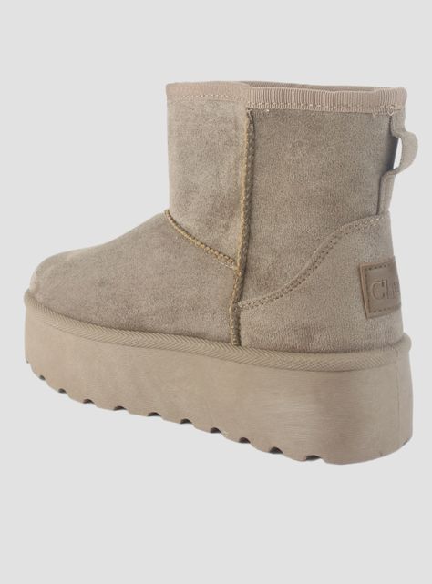 Pantufla Chalada Mujer Pinguih-2 Taupe Casual-3