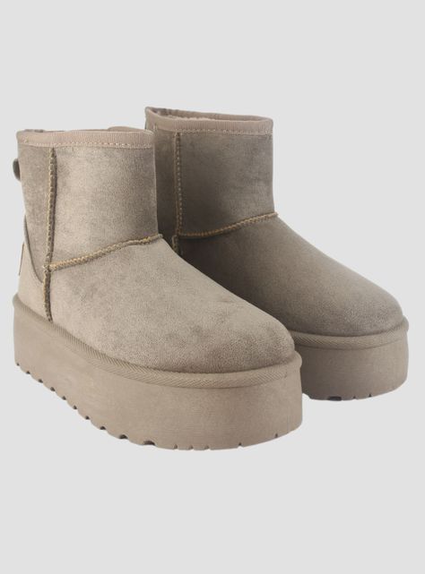 Pantufla Chalada Mujer Pinguih-2 Taupe Casual-4