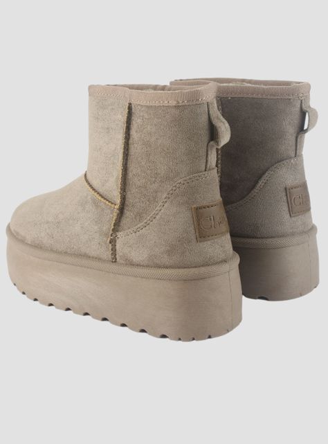 Pantufla Chalada Mujer Pinguih-2 Taupe Casual-5