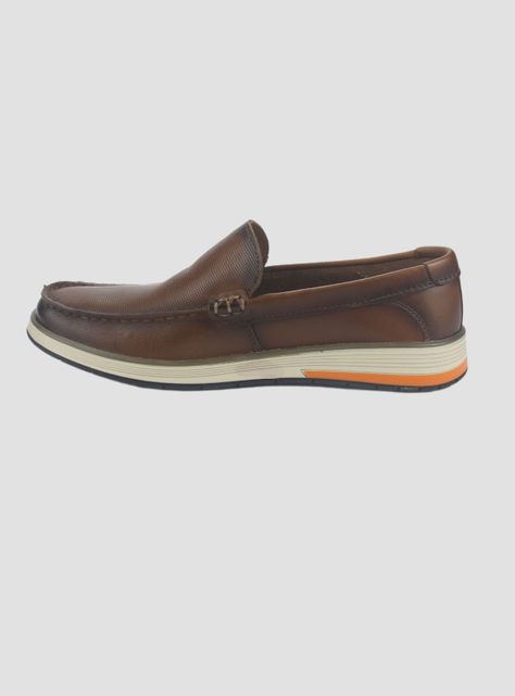 Zapato Ferracini Hombre 6989 Café Casual-1