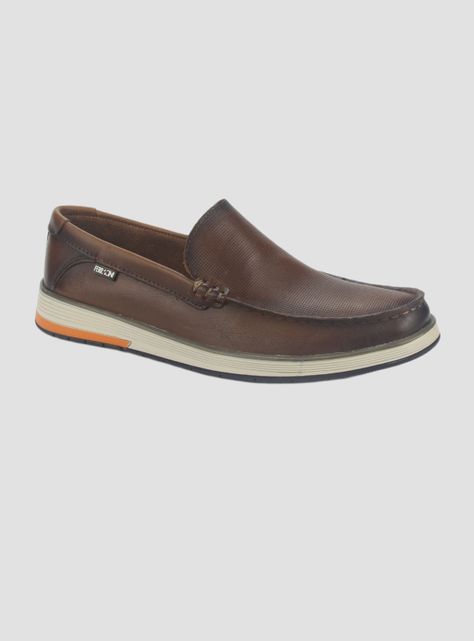 Zapato Ferracini Hombre 6989 Café Casual-2