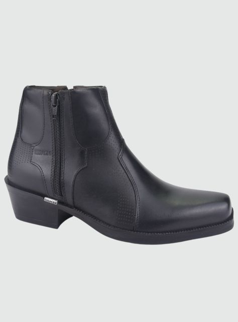 Botin Ferracini Hombre 9015 New Country Negro Casual-0