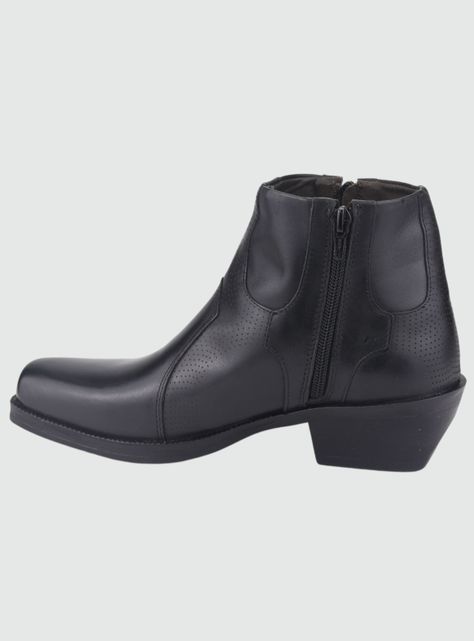 Botin Ferracini Hombre 9015 New Country Negro Casual-1