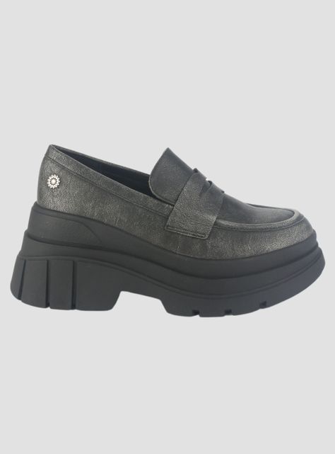 Mocasin Chalada Mujer Natirus-3 Plateado Casual-0