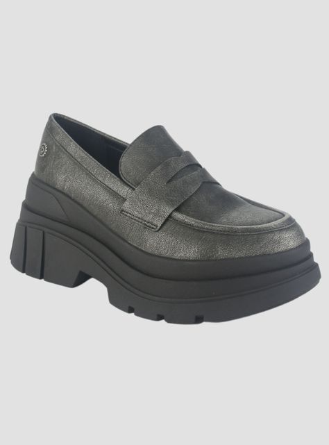 Mocasin Chalada Mujer Natirus-3 Plateado Casual-2