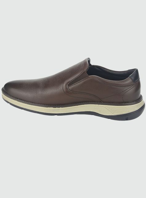 Zapato Ferracini Hombre 5545 Fluence Café Oscuro Casual-1