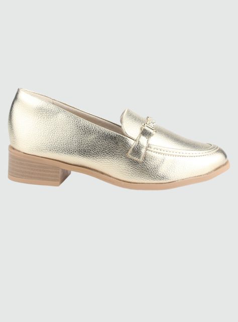Zapato Chalada Mujer 2416101 Dorado Casual-0