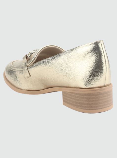 Zapato Chalada Mujer 2416101 Dorado Casual-3