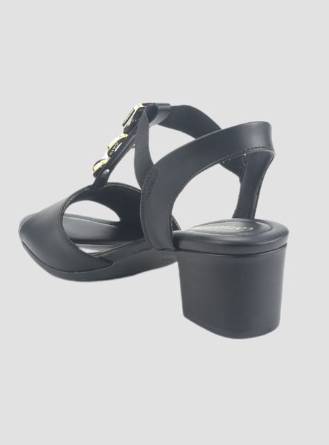 Sandalia Comfortflex Mujer 2457402 Negro Casual-3
