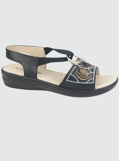 Sandalia Chalada Mujer Lena-3 Negro Casual-0