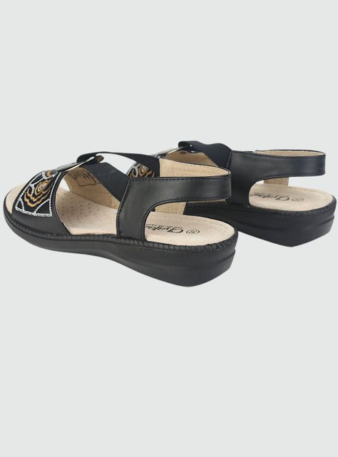Sandalia Chalada Mujer Lena-3 Negro Casual-3