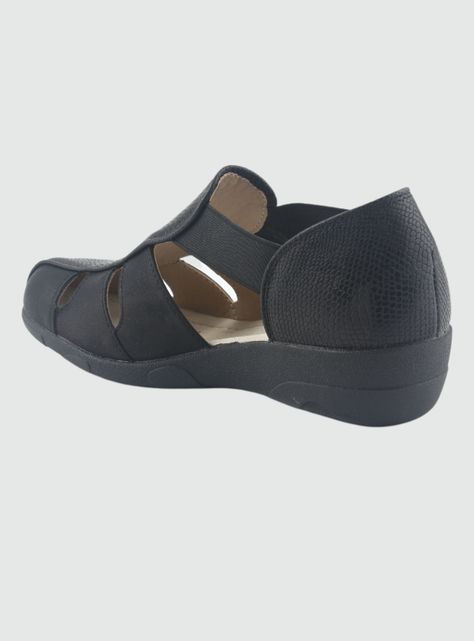 Sandalia Chalada Mujer Mira-1 Negro Comfort-3