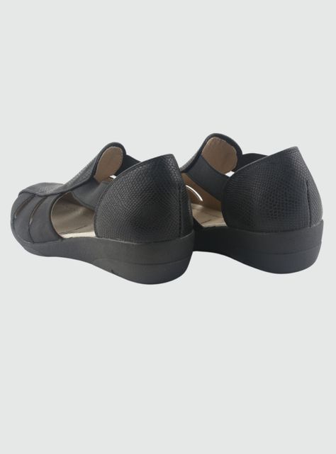 Sandalia Chalada Mujer Mira-1 Negro Comfort-5