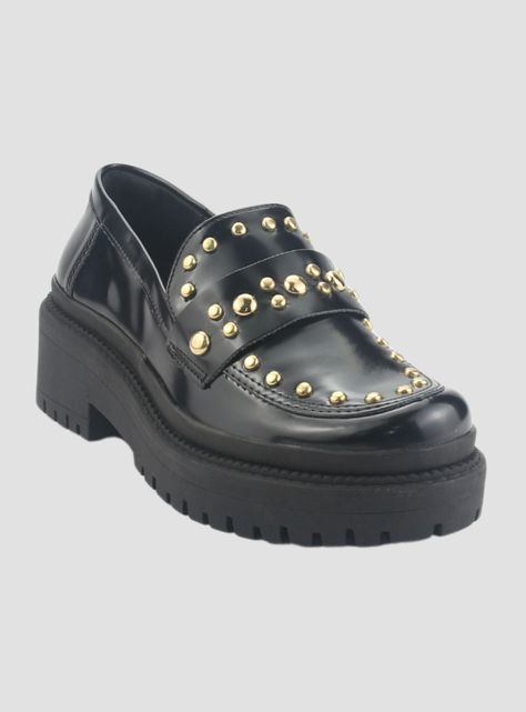 Mocasin Via Marte Mujer 013-005-01 Negro Casual-2
