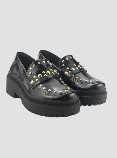 Mocasin Via Marte Mujer 013-005-01 Negro Casual-4