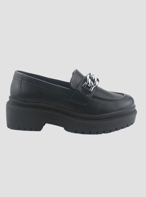 Mocasin Via Marte Mujer 013-006-01 Negro Casual-0