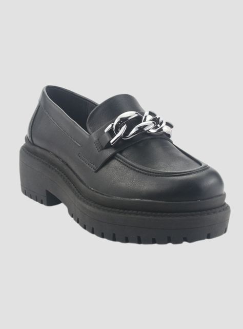 Mocasin Via Marte Mujer 013-006-01 Negro Casual-2