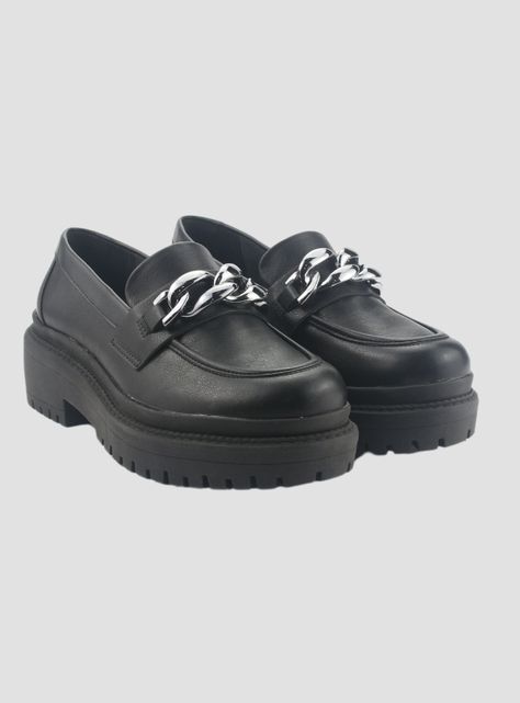 Mocasin Via Marte Mujer 013-006-01 Negro Casual-4