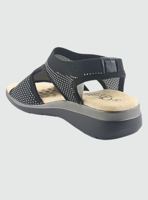 Sandalia Chalada Mujer Floro-4 Negro Casual-3