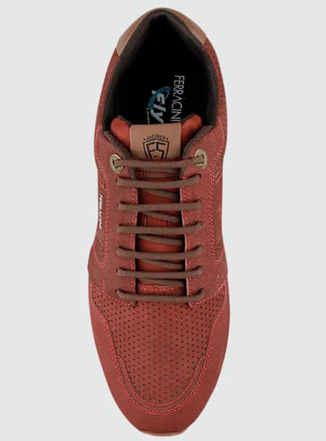 Zapatilla Ferracini Hombre 9351 Rojo Urbano-2