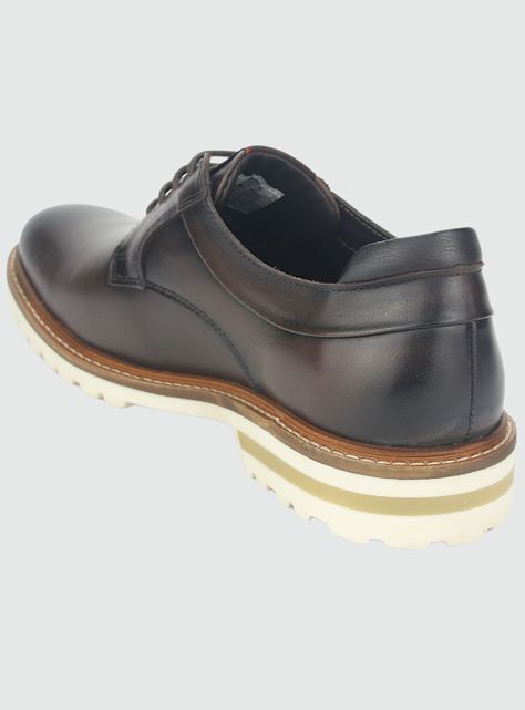 Zapato Ferracini Hombre 3404 Cincy Café Oscuro Casual-3