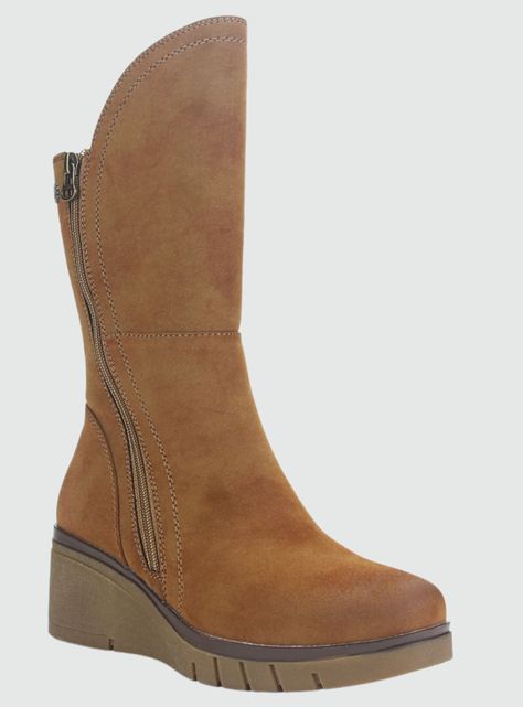 Botin Chalada Mujer Wedgenew-2 Café Casual-2