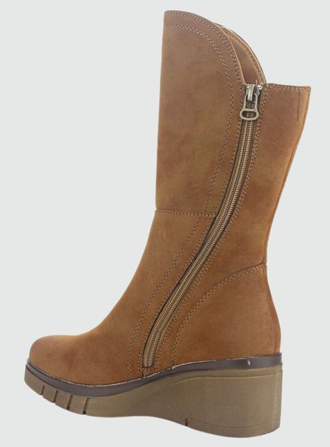 Botin Chalada Mujer Wedgenew-2 Café Casual-3