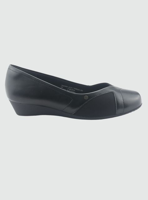 Zapato Negro de Mujer Casual Comfort Coles-1-0