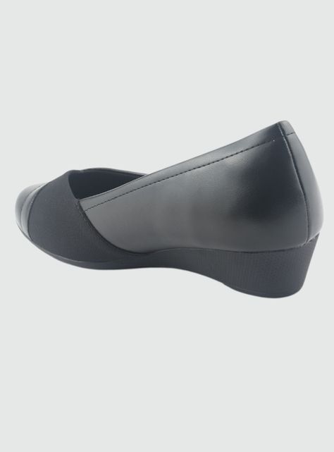 Zapato Negro de Mujer Casual Comfort Coles-1-3