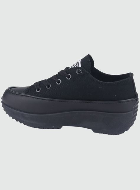 Zapatilla Funway Mujer Biggerl-2 Negro Urbano-1