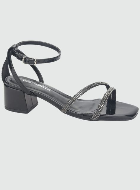 Sandalia Via Marte Mujer 23-9804 V Preto Casual-0