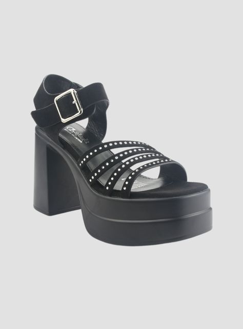 Sandalia Chalada Mujer Vizze-2 Negro Casual-2
