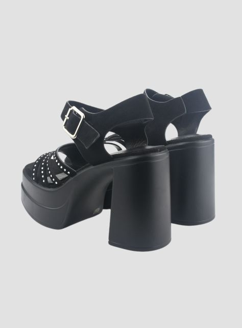 Sandalia Chalada Mujer Vizze-2 Negro Casual-5