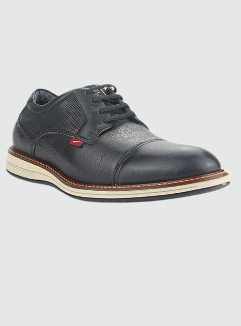 Zapato Ferracini Hombre 6151-675 E Preto Casual-2