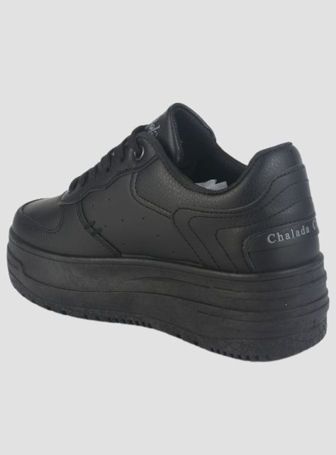Zapatilla Chalada Mujer Mitsu-3 Negro Urbano-3