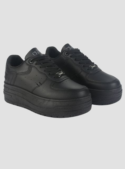 Zapatilla Chalada Mujer Mitsu-3 Negro Urbano-4