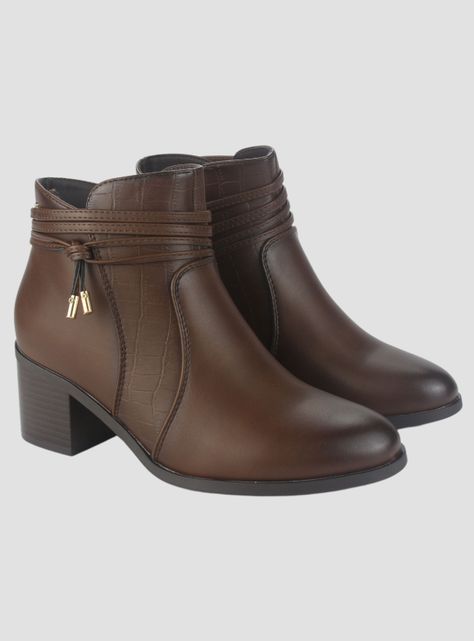 Botin Chalada Mujer Diva-4 café Casual-4