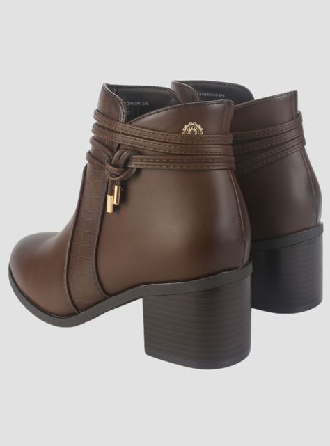Botin Chalada Mujer Diva-4 café Casual-5