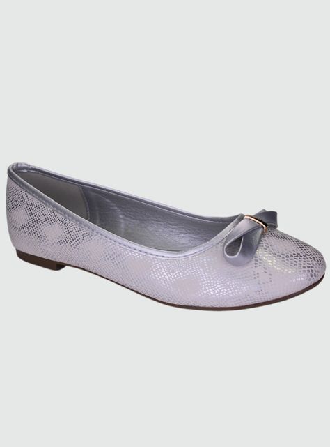 Ballerina Chalada Mujer Nathan-40 Plateado Casual-0