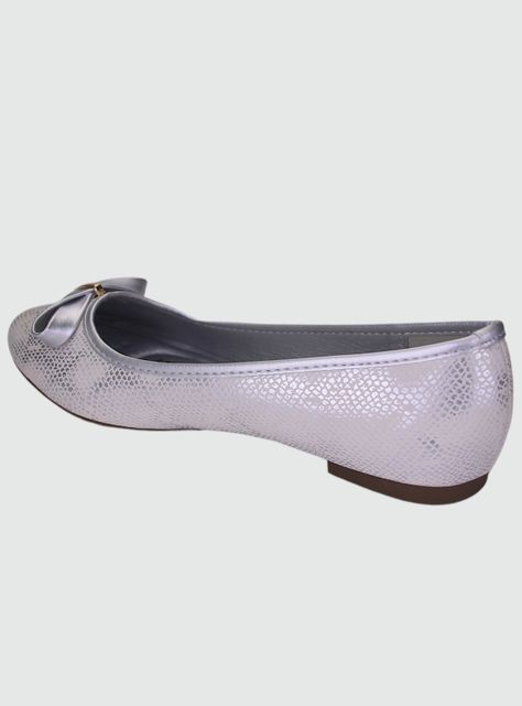 Ballerina Chalada Mujer Nathan-40 Plateado Casual-1