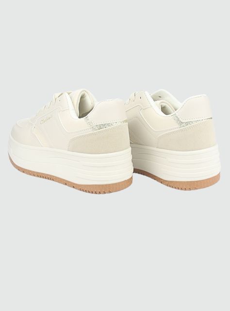 Zapatilla Chalada Mujer Mitsu-2 Beige Urbano-3