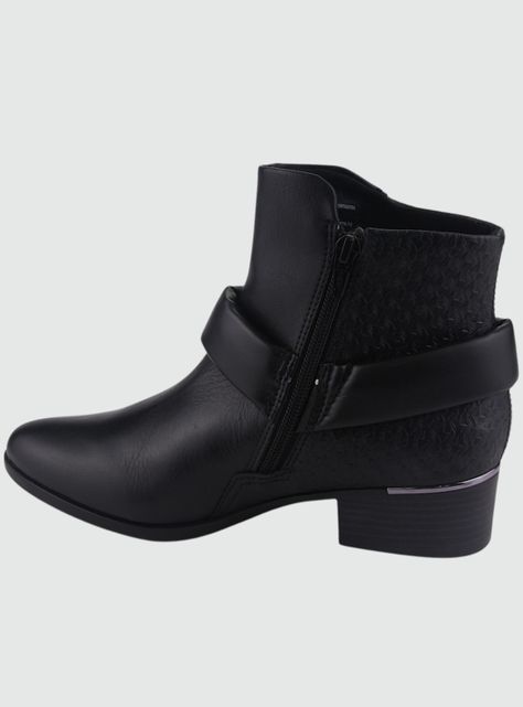 Botin Comfortflex Mujer 2269303 Negro Moda-1