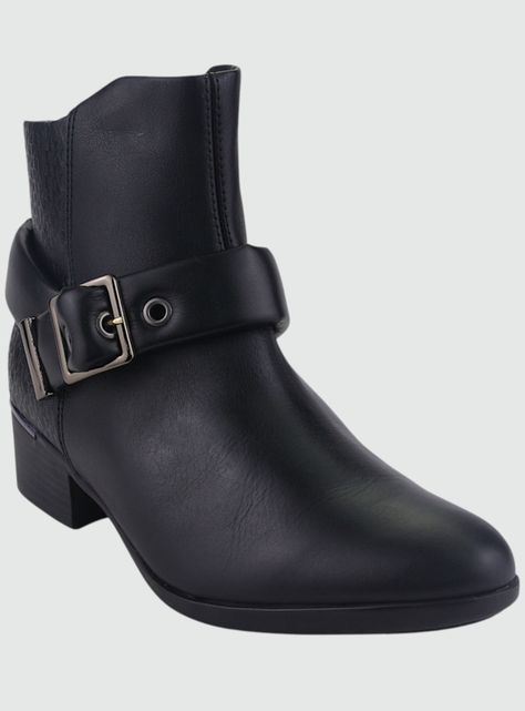 Botin Comfortflex Mujer 2269303 Negro Moda-2